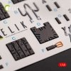 Kelik K48054 JASDF F-2B interior 3D decals for Hasegawa kit (1/48)